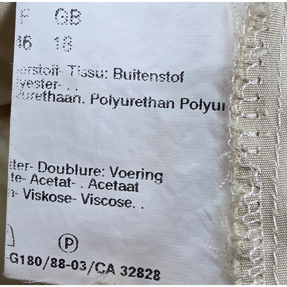 Quiet Luxury Cinzia Rocca Coat Women’s Medium Beige Made in Italy Classic - Picture 7 of 13